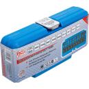 Kraft-Bit-Einsatz-Satz, Antrieb Innenvierkant 12,5 mm (1/2 Zoll), Keil-Profil (für Ribe) M5 - M14, 9-tlg.