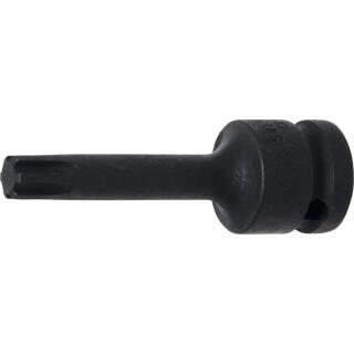 Kraft-Bit-Einsatz Länge 75 mm Antrieb Innenvierkant 12,5 mm (1/2 Zoll) Keil-Profil (für RIBE)