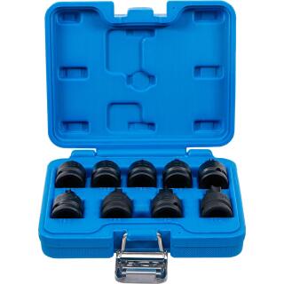 Kraft-Bit-Einsatz-Satz, Antrieb Innenvierkant 12,5 mm (1/2 Zoll), T-Profil (für Torx) T20 - T70, 9-tlg.