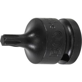 Kraft-Bit-Einsatz, Länge 42 mm, Antrieb Innenvierkant 12,5 mm (1/2 Zoll), T-Profil (für Torx) T40