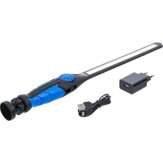 COB-LED-Arbeits-Handleuchte, LED Kaltweiß & Gelb, ultra flach