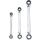 Ratschen-Ringschlüssel-Satz, 4-in-1, SW 8 x 9 - 18 x 19 mm