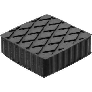 Gummiauflage, für Hebebühnen, 116,5 x 116,5 x 36,5 mm