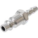 Druckluft-Stecknippel mit 6 mm Schlauchanschluss, USA /...
