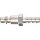 Druckluft-Stecknippel mit 8 mm (5/16 Zoll) Schlauchanschluss, USA / Frankreich