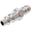Druckluft-Stecknippel mit 10 mm Schlauchanschluss, USA /...