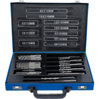 Hammer-Bohrer-Satz, SDS-Schaft, Hartmetallspitze, 4 - 12 mm, 56-tlg.