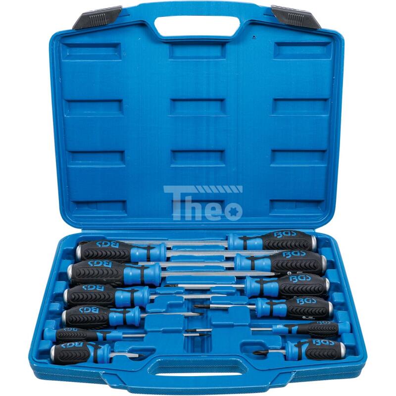 Schraubendreher-Satz, mit 6,3 mm (1/4 Zoll) Innenvierkant, 12-tlg