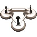 Dreifach-Gummisauger, Aluminium, Ø 115 mm