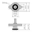 Adapter Nr. 4 für Art. 8027, 8098, für Ford, Honda, Hyundai, Lexus, Mazda, Mercedes-Benz, Mitsubishi, Nissan, Peugeot, Subaru, Suzuki, Toyota