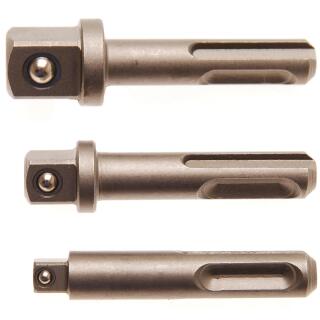 Adapter-Satz, SDS - Außenvierkant 6,3 mm (1/4 Zoll), 10 mm (3/8 Zoll), 12,5 mm (1/2 Zoll), 3-tlg.