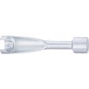 Spezial-Schlüssel für Einspritzleitungen, für BMW, Opel 2.5TD, Mercedes-Benz, Antrieb 12,5 mm (1/2 Zoll), SW 17 mm