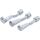 Leitungsschlüssel-Satz, offen, Antrieb Innenvierkant 12,5 mm (1/2 Zoll), SW 14 - 17 - 19 mm