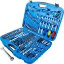 Steckschlüssel-Satz Wellenprofil, Antrieb 6,3 mm (1/4 Zoll) / 10 mm (3/8 Zoll) / 12,5 mm (1/2 Zoll), 218-tlg.