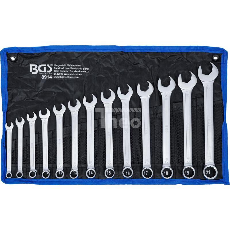 STAHLWILLE FastRatch Ratschenschlüssel Set 6-tlg. - Made In Germany Mit Rolltasche