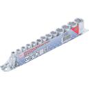 Steckschlüssel-Einsatz-Satz, Sechskant, Antrieb Innenvierkant 6,3 mm (1/4 Zoll), SW 4 - 14 mm, 13-tlg.