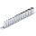 Steckschlüssel-Einsatz-Satz, Sechskant, Antrieb Innenvierkant 6,3 mm (1/4 Zoll), SW 4 - 14 mm, 13-tlg.