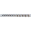 Steckschlüssel-Einsatz-Satz, Zwölfkant, Antrieb Innenvierkant 10 mm (3/8 Zoll), SW 8 - 19 mm, 12-tlg.