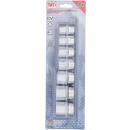 Steckschlüssel-Einsatz-Satz, Zwölfkant, Antrieb Innenvierkant 12,5 mm (1/2 Zoll), SW 20 - 32 mm, 7-tlg.