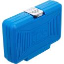 Kraft-Steckschlüssel-Einsatz-Satz Sechskant, extra flach, Antrieb Innenvierkant 12,5 mm (1/2 Zoll), SW 8 - 24 mm, 17-tlg.