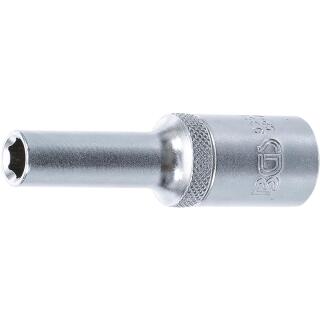 Steckschlüssel-Einsatz Sechskant, tief, Antrieb Innenvierkant 12,5 mm (1/2 Zoll), SW 8 mm