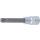 Bit-Einsatz, Länge 100 mm, Antrieb Innenvierkant 12,5 mm (1/2 Zoll), Keil-Profil (für Ribe) M10,3