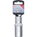 Steckschlüssel-Einsatz Super Lock, tief, Antrieb Innenvierkant 12,5 mm (1/2 Zoll), SW 24 mm