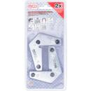 Kraft-Magnethalter-Satz| L-Form, 2-tlg.