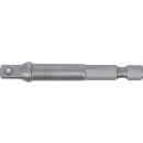 Adapter für Bohrmaschinen Antrieb Außensechskant 6,3 mm (1/4 Zoll) / Abtrieb Außenvierkant