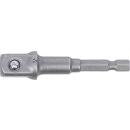 Adapter für Bohrmaschinen, Antrieb Außensechskant 6,3 mm (1/4 Zoll) / Abtrieb Außenvierkant 12,5 mm (1/2 Zoll)