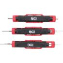 Kabel-Entriegelungswerkzeug-Satz, universal, 3-tlg.