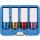 Kraft-Schoneinsatz-Satz, Antrieb Innenvierkant 12,5 mm (1/2 Zoll), SW 17 / 19 / 21 / 22 mm, 4-tlg.