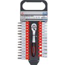 Steckschlüssel-Satz, Antrieb 6,3 mm (1/4 Zoll), SW 4...