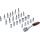 Steckschlüssel-Satz, Antrieb 6,3 mm (1/4 Zoll), SW 4 - 13 mm, 27-tlg.