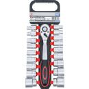 Steckschlüssel-Satz, Antrieb 12,5 mm (1/2 Zoll), SW...