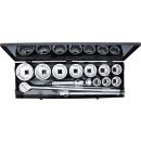 Steckschlüssel-Satz, Antrieb 25 mm (1 Zoll), SW 36 -...