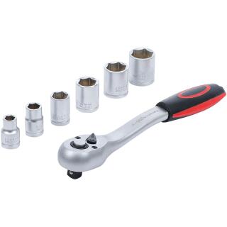 Steckschlüssel-Satz, Antrieb 10 mm (3/8 Zoll), SW 8 - 19 mm, 7-tlg.