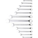Maul-Ringschlüssel-Satz, gekröpft, SW 6 - 22 mm, 12-tlg.