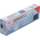 S-Form Doppel-Ringschlüssel-Satz, Zollgrößen, SW 3/8 Zoll - 3/4 Zoll, 5-tlg.