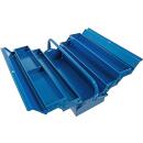 Metall-Werkzeugkasten, leer, 530 x 200 x 200 mm, 5 Fächer