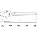 Einmaulschlüssel, DIN 894, SW 32 mm
