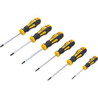 Schraubendreher-Satz, T-Profil (für Torx) T10 - T30, 6-tlg.