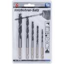Holzbohrer-Satz, 4 - 10 mm, Sechskantantrieb, 5-tlg.