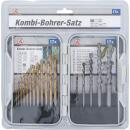 Kombi-Bohrer-Satz, 1,5 - 10 mm, 17-tlg.