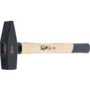 Schlosserhammer, Hickory-Stiel, DIN 1041, 800 g