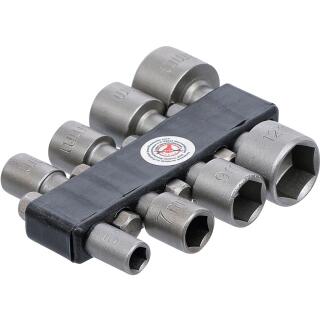 Steckschlüssel-Bit-Satz, Antrieb Außensechskant 6,3 mm (1/4 Zoll), SW 5 - 13 mm, 8-tlg.