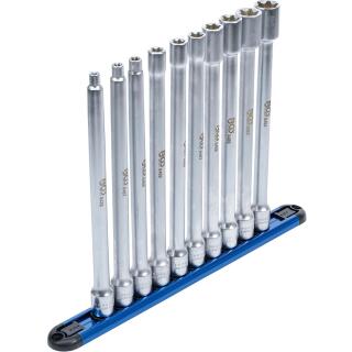 Steckschlüssel-Einsatz-Satz E-Profil, XXL, Antrieb Innenvierkant 10 mm (3/8 Zoll), SW E6 - E20, 10-tlg.