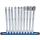 Steckschlüssel-Einsatz-Satz E-Profil, XXL, Antrieb Innenvierkant 10 mm (3/8 Zoll), SW E6 - E20, 10-tlg.