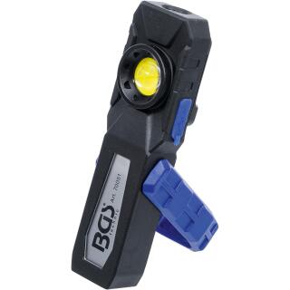 COB-LED-Werkstattleuchte mit Magnet und Haken, klappbar