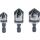 Senker-Bit-Satz, HSS, Antrieb 6,3 mm (1/4 Zoll), 12 - 16 - 19 mm, 3-tlg.